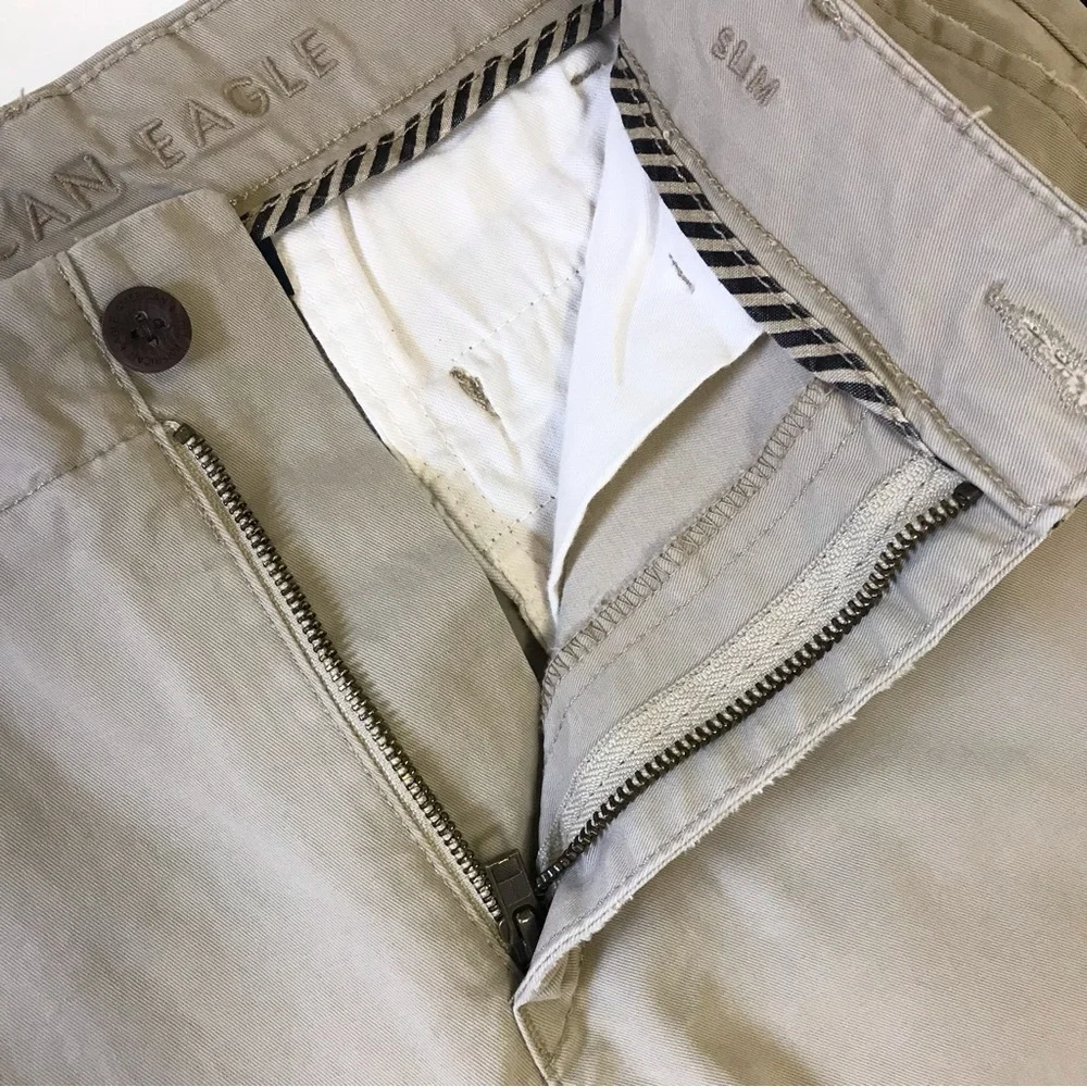 NWT American Eagle Lived In Khakis 32x33